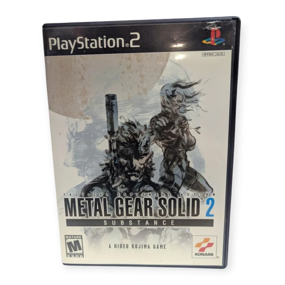 Metal Gear Solid 2 Substance Konami PlayStation 2 PS2 Game Manual CIB